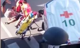Potenza Picena, auto urta ciclista in via IV Novembre: interviene il 118