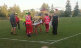 Incidente a Sarnano: un uomo di 72 anni investito da un'auto (foto)