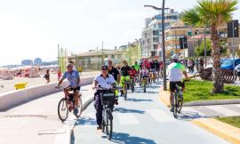 Civitanova, la carica dei 200 per la ciclo-pedalata della città (FOTO)