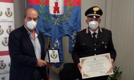 Castelsantangelo, Falcucci saluta il comandante Grasso: grazie ai suoi uomini salvati dal sisma 38 dipinti