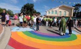 Gli ospiti della cooperativa Bolina colorano Santa Maria In Selva. Pettinari: "Gesto commovente nel ricordo di Soldini"