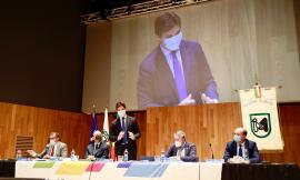 Incontro di ascolto per Acquaroli a Tolentino sulla gestione dei prossimi fondi europei : 10 i settori strategici