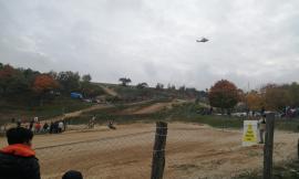 Cingoli, brutta caduta al crossodromo: motociclista soccorso in eliambulanza (FOTO)