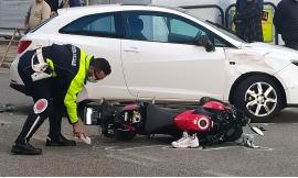 Corridonia, spaventoso incidente sul viale Europa: gravissima una giovane motociclista (FOTO)