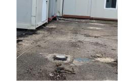 Camerino, carcassa di animale rinvenuta nella zona container
