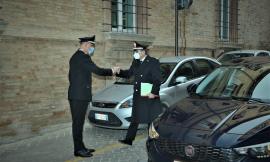 Macerata, il generale Salticchioli in visita al comando provinciale