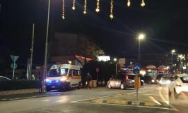 Macerata, pedone investito mentre attraversa sulle strisce: interviene il 118