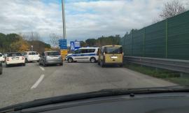 Corridonia, mezzo in avaria in superstrada: code chilometriche