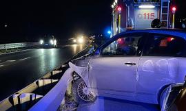 Civitanova, ancora uno schianto in superstrada: donna trasportata in ospedale