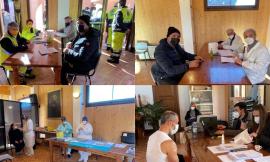 Treia, funziona l'organizzazione del centro vaccinale: inoculate le 210 dosi a disposizione