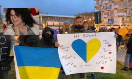 Civitanova, manifestazione per il popolo ucraino. "Solidarietà, in nome della pace" (FOTO)
