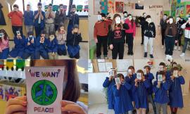 Tolentino, "We Want Peace": i bambini dell'Istituto "Don Bosco" chiedono la pace