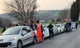Macerata, tifosi della Civitanovese coinvolti in tamponamento a catena: ferita una ragazza