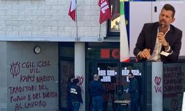 Vandali contro Cgil, Mangialardi: "I no vax vanno isolati, Lega e Fratelli d'Italia li hanno legittimati"