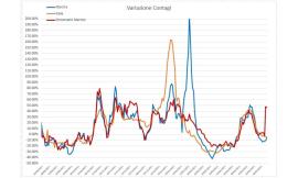 Covid, casi in lieve flessione e andamento dei ricoveri: l'analisi del virus nei grafici dell'ingegner Petro