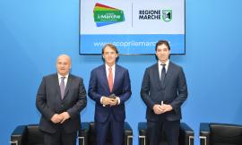 Nuovo logo e spot con Roberto Mancini. Le Marche e il turismo 2022: "Il mercato russo vale il 2%"
