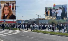 Tolentino, la marcia silenziosa degli studenti del Filelfo: "Ora basta". E arriva anche 'Striscia La Notizia'