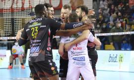 Semifinali scudetto, ruggito della Lube: Civitanova batte Trento in 3 set e torna in corsa