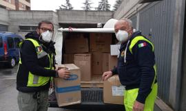 Castelraimondo, la Protezione Civile a sostegno della popolazione ucraina