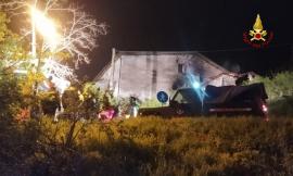 Pieve Torina, fiamme in un'abitazione: una donna trasportata all'ospedale