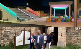 Caldarola, nuova area polifunzionale e cantiere Castello Pallotta: doppio taglio del nastro