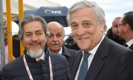 Antonio Tajani a Tolentino: primo big per Silvia Luconi