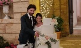 Fiori d'arancio a La Pasta di Camerino: Lorenzo Maccari si sposa con la sua Janet