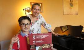 Macerata, secondo successo internazionale per Lorenzo: virtuoso del pianoforte a 13 anni