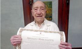 Tolentino festeggia i 100 anni del farmacista Arnaldo Marcelletti: "Un esempio"