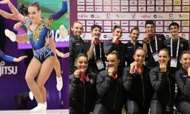 Ginnastica Macerata, tre atleti volano ai Mondiali: per Blasi e Ciurlanti argento ai campionati italiani