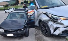 Macerata, grave scontro fra due auto. Uomo di 60 anni trasportato in codice rosso