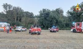 Ultraleggero cade durante la fase di decollo: due feriti, uno a Torrette