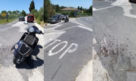 Civitanova, pirata investe un motociclista e scappa. L'appello: "Aiutatemi a fare giustizia"