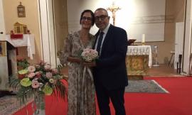 Nozze d'argento a Tolentino: Andrea e Laura festeggiano 25 anni di matrimonio