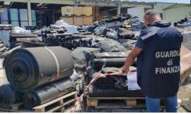 La Finanza sequestra 750 tonnellate di rifiuti: denunciato responsabile stabilimento industriale