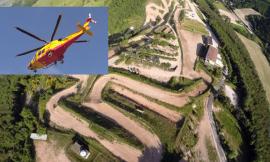 Esanatoglia, rovinosa caduta al crossodromo: 17enne motociclista trasportata a Torrette