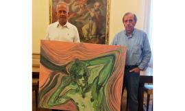Civitanova, Mauro Brattini dona una delle sue opere più celebri alla Pinacoteca 'Moretti'