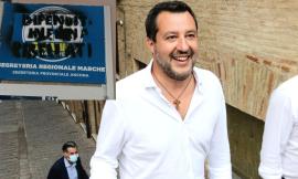 Salvini nelle Marche per presentare i candidati. Marchetti: "Ancora vandali contro la Lega"