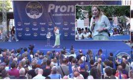 La corsa di Meloni parte da Ancona: "Pronta a governare per liberare l'Italia dalla sinistra"