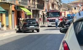 Passo di Treia, scontro frontale tra due auto: due feriti in ospedale
