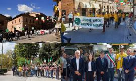 A Sarnano il raduno della ripartenza: gli Alpini festeggiano i 150 anni della nascita del Corpo