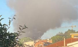Civitanova, paura sulla A14: rimorchio di un autotreno in fiamme