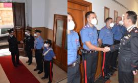 Carabinieri, il comandante della legione Marche Fabiano Salticchioli a Macerata per saluto di commiato