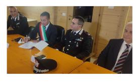 Nuovi alloggi per i carabinieri a Pieve Torina: il generale Salticchioli incontra il sindaco