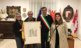 Un'opera di Nino Ricci donata alla Pinacoteca di San Ginesio