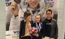 Grande festa a sorpresa per Viola Luciani, la campionessa di pattinaggio più giovane di sempre