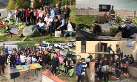 "Puliamo il lago", a Caccamo in azione i bambini: raccolti chili di plastiche abbandonate