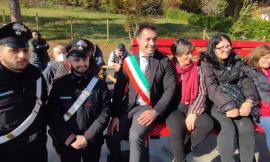 Pieve Torina, pankona e area sosta: c'è il taglio del nastro. "Nuovi stimoli per ricostruzione veloce"