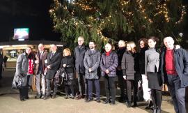 Civitanova, dalla Lombardia per l'accensione dell'albero di Natale: si rinnova il gemellaggio con Esine