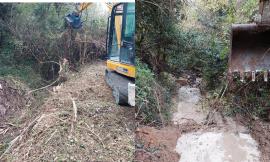 San Severino, pericolo esondazioni: via ai lavori di ripulitura del fosso dell'Intagliata